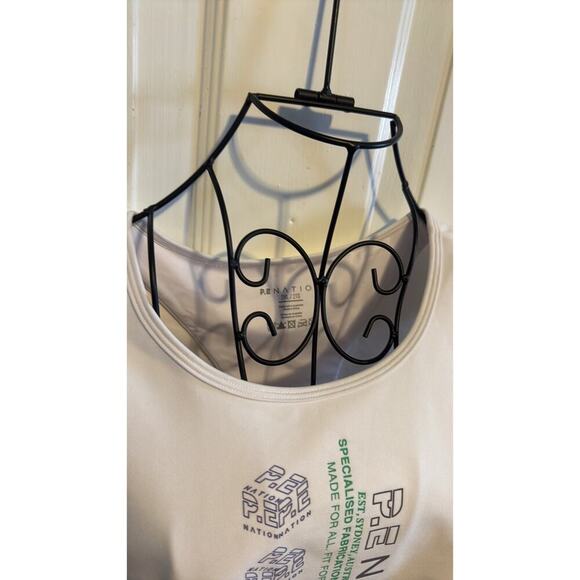 P.E NATION Cropped cutout printed stretch-jersey top XXL - Picture 6 of 7